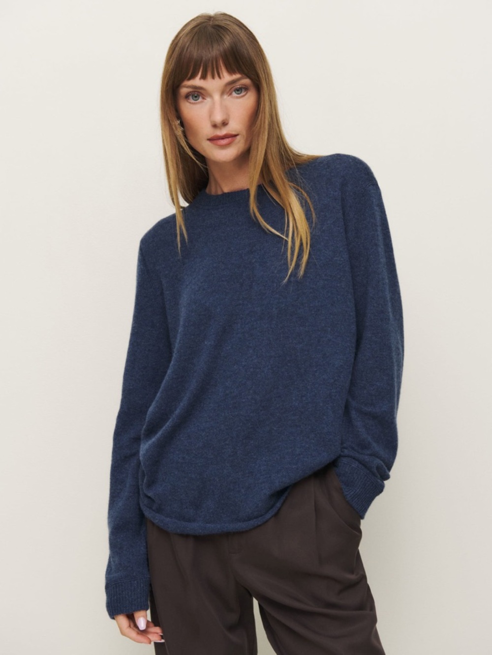 NWOT Reformation Dana Cashmere Crew Sweater xs